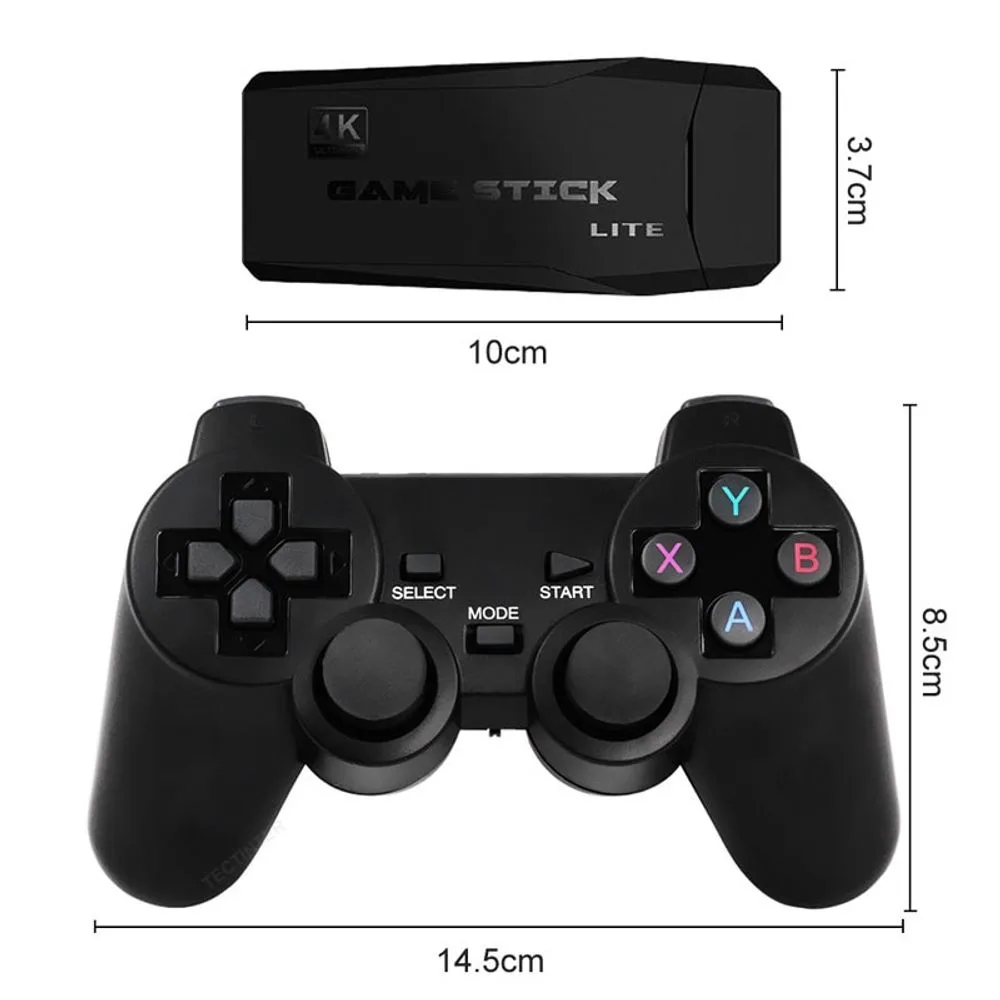 Medidas do stick e do controle